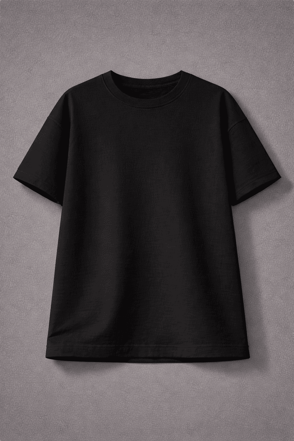 Remera oversize unisex negra